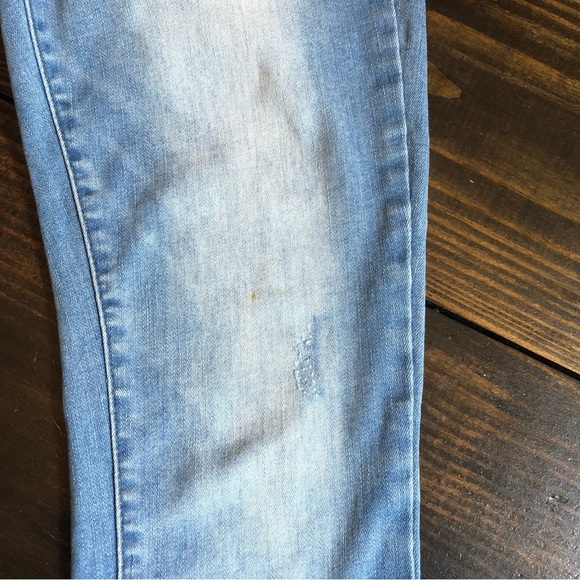 PACSUN Ankle Jegging Jeans Women’s 26 Faded Raw Hem Boho Skinny Stretch Denim - Picture 9 of 14